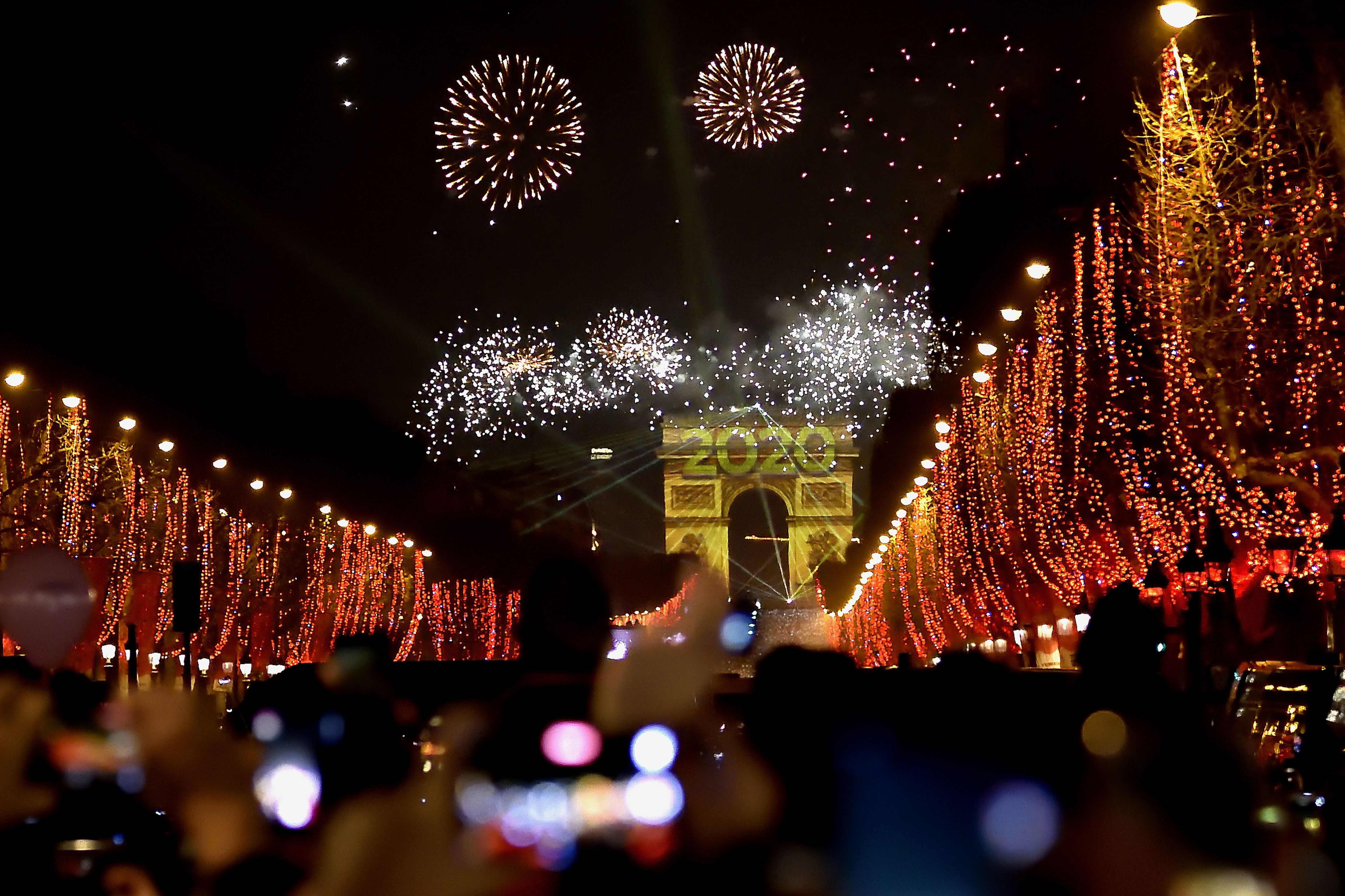 新年的第一个烟花