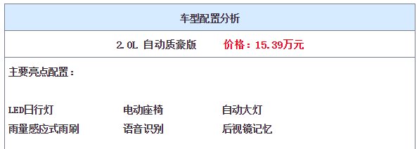 『自动质尚版』同级别运动标杆！这款车刚刚上市，配置怎么选？看这里！