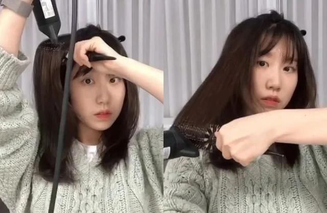  女生■韩国发型师分享女生4款中长发?造型技巧！手残也能轻松上手