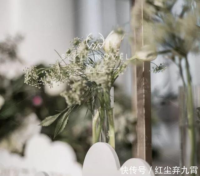#花园#这场婚礼像极了花园中的清新邂逅