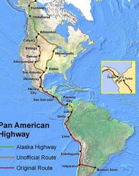 世界上最长的公路，总共有50000公里路过14个国家，自驾游的天堂