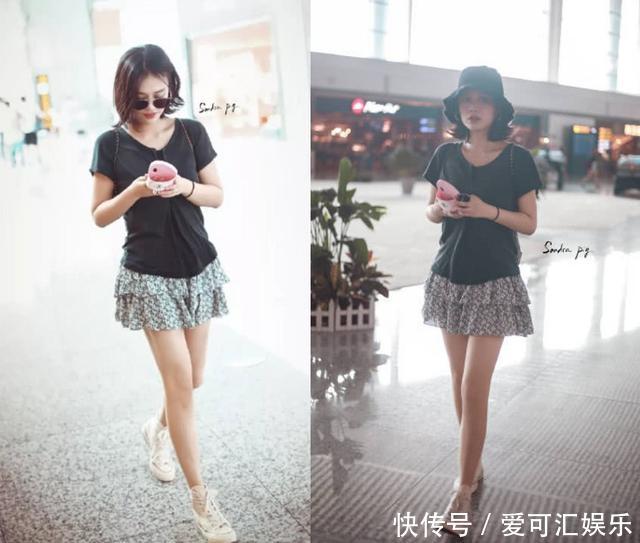 马思纯分手后首现身，梨花烫发型女人味十足，低头玩手机撞脸郑爽