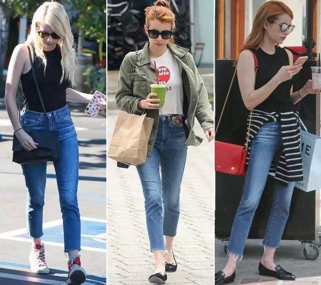 阔腿裤也太好看了!9分裤+平底鞋，这对CP今年很火!