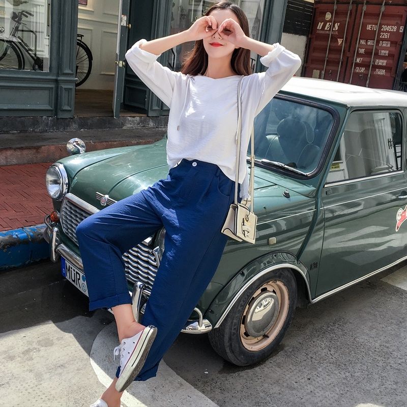 我虽然肉比较多，但我贼喜欢穿:阔腿裤套装，高级还看不出我很胖