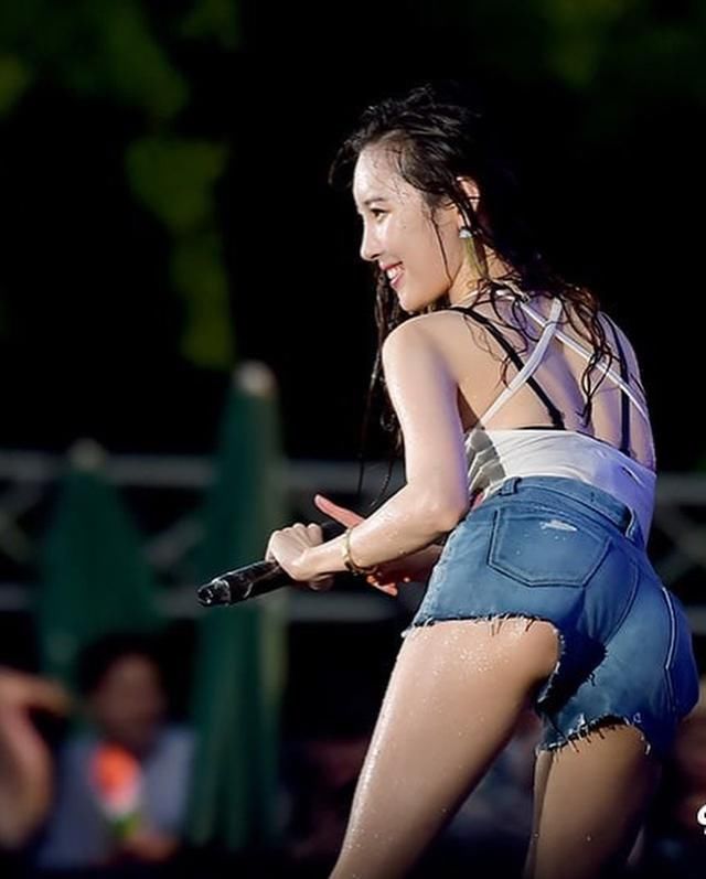 宣美因身材登上热搜榜，韩国出了名好身材和美腿