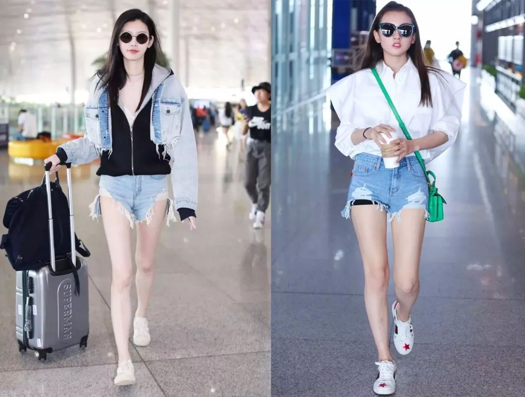 选对了才知道，牛仔短裤真的可以穿出长腿、小蛮腰！