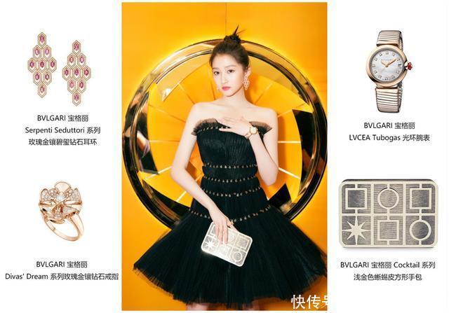 关晓彤可算是穿对了！一袭黑色抹胸裙上身，筷子腿惊艳网友