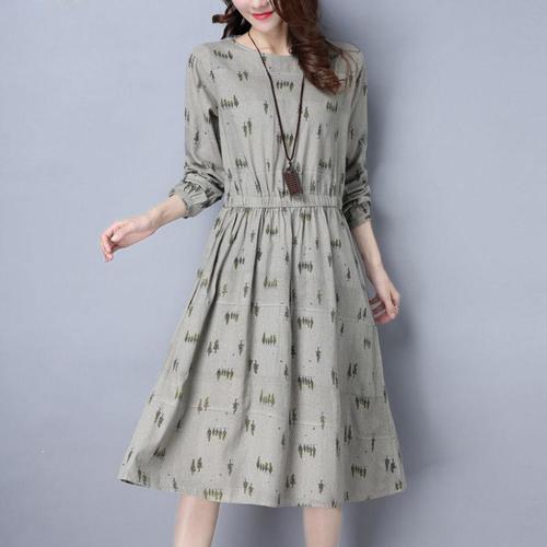 谁说棉麻越素越好看，瞧瞧下面这些棉麻装，洋气减龄又高雅，美爆