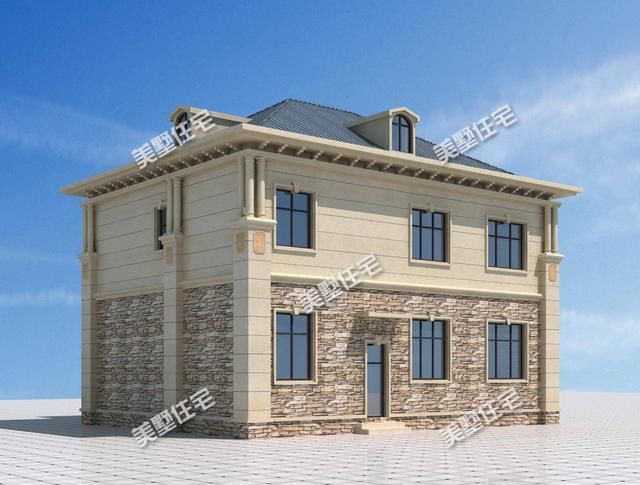 8套二层农村别墅，造价仅25万，款款亮眼