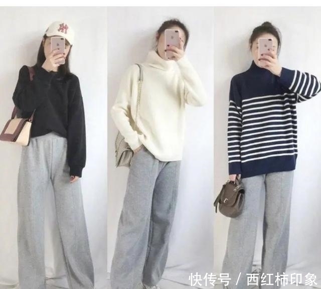 「实用」小个子女生内穿外搭look,日常精致又实用!穿对了显高显瘦
