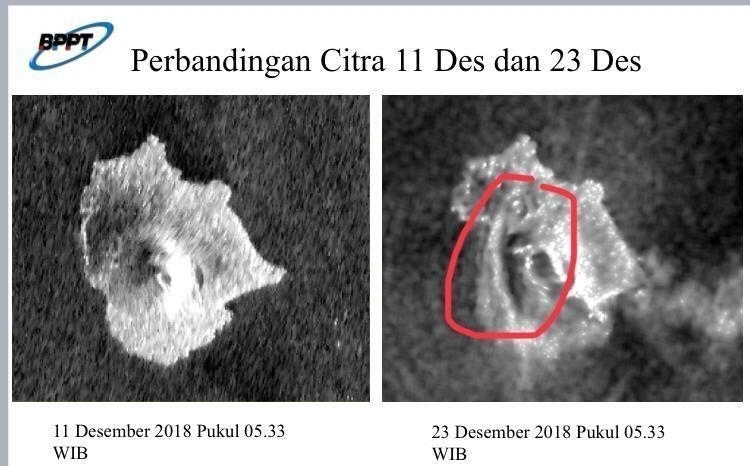 火山海啸的范围