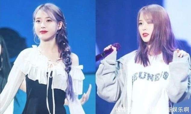  『色系』IU舞台造型如小仙女一般明艳动人，清新率真少女感十足