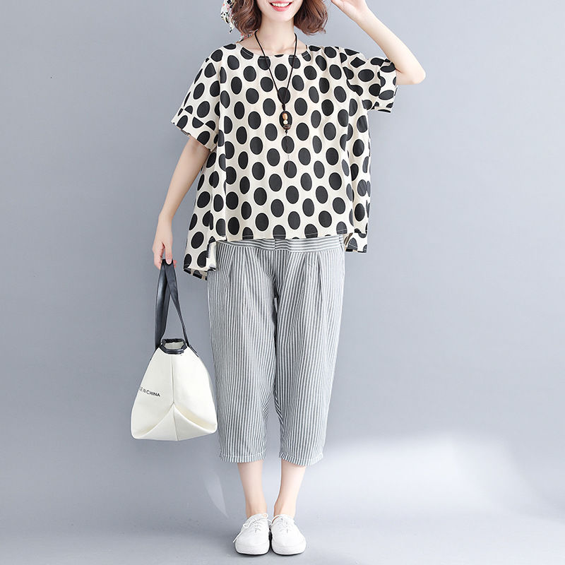 9月上海热翻天，还没买秋装微胖女人，试试这几款棉麻上下装，爽