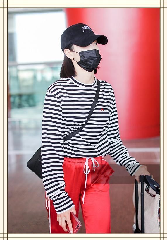 没宋茜腿真别穿这种束脚运动裤，像孟美岐这样穿出短粗腿就尴尬了