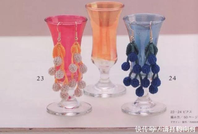  【饰品】一根细线钩织出来的蕾丝饰品，精巧细致，专门俘获少女心，附图解