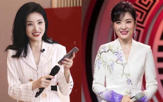  『染粉』51岁周涛真会打扮，穿西装染粉指甲
