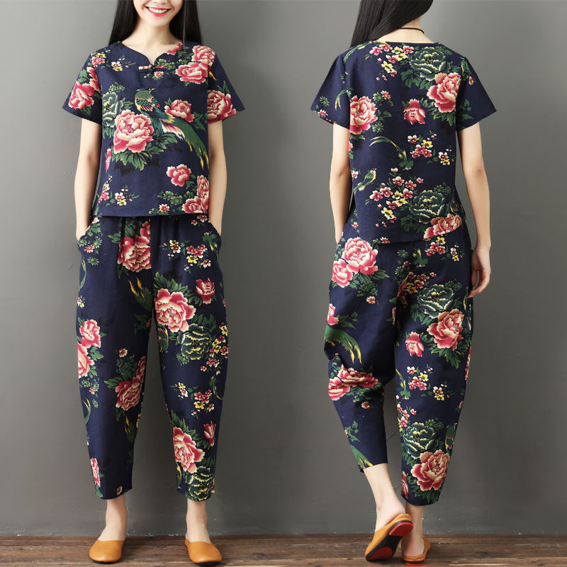 高跟鞋扔了吧!立秋特推:萝卜裤套装，视觉腿长2米，配小白极美