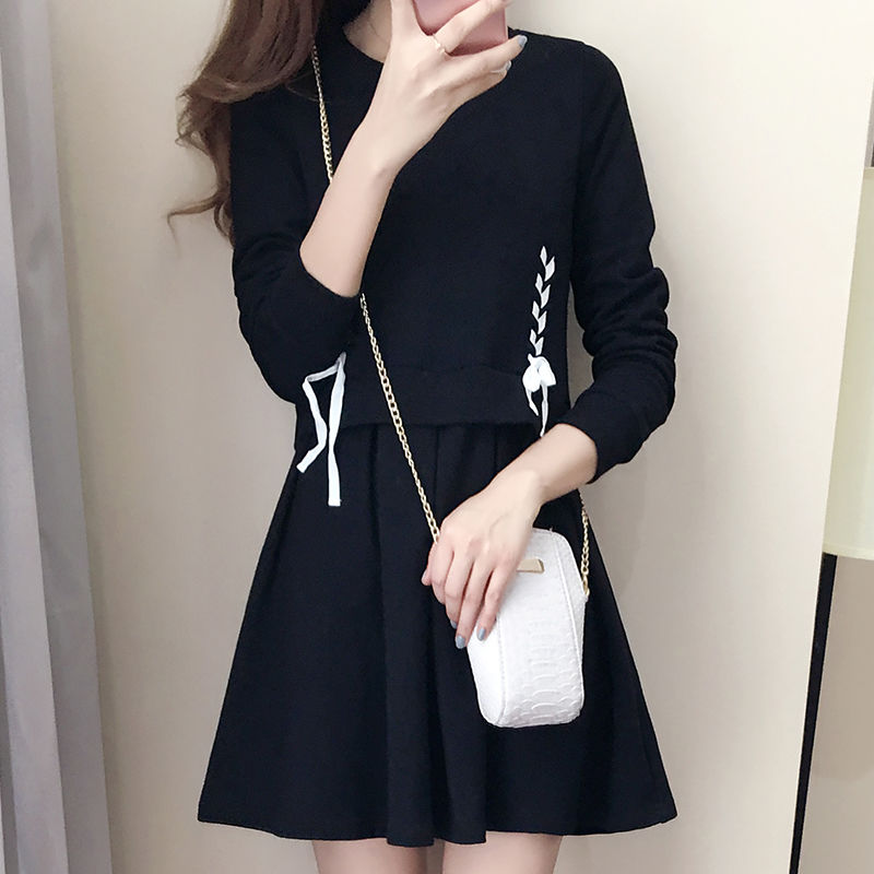 虽入秋,但显别穿毛衣!试试这卫衣裙,矮个子表妹穿简直萌爆