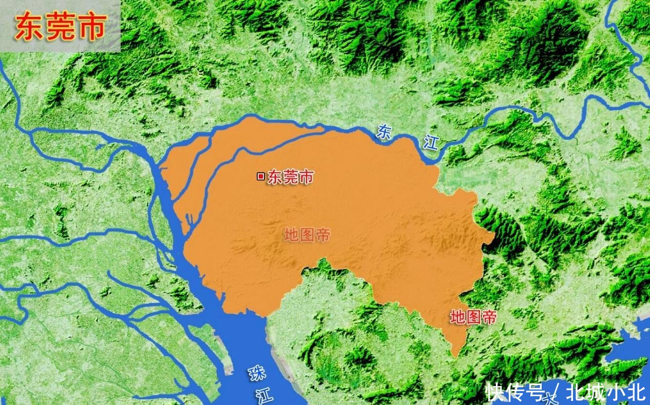  #地形图#22张地形图，快速了解广东省各地级市