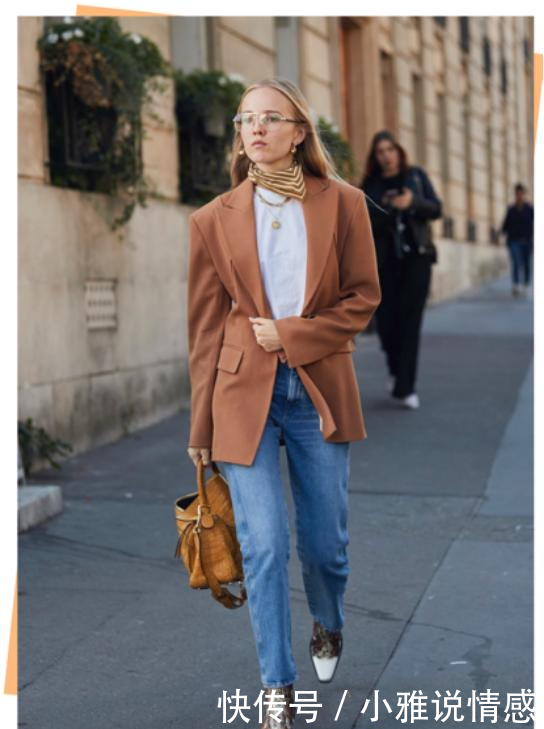 「搭配任何」“大敞领”没市场了,今年“高口领”正流行,春天穿着挺舒适