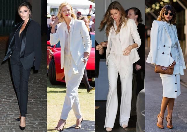 大多数白领都穿的很古板，会穿西装的女生，却总能穿出时尚感