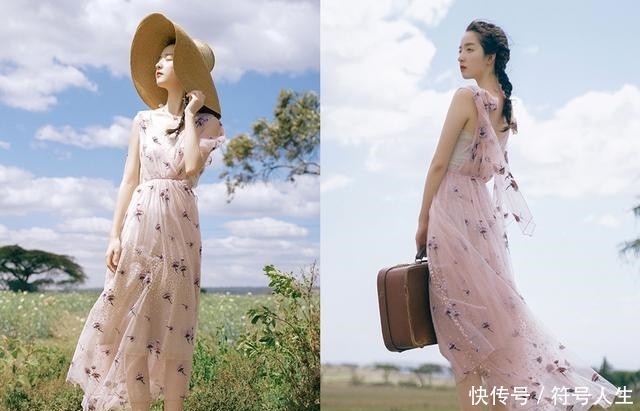『沿途』出游的碎花单品怎么穿出甜美系?教你这样穿,美过沿途风景