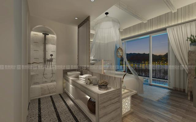 云南普者黑网红民宿室内设计--昆明哲创设计出