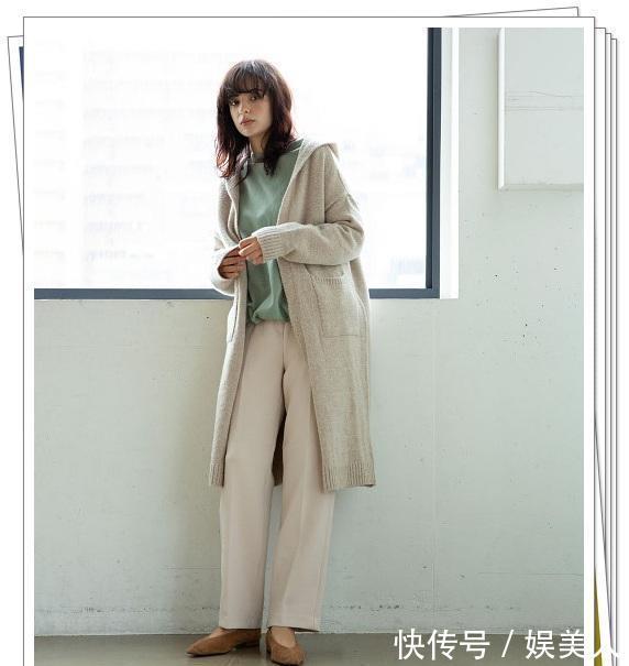  感觉■穿上就变时尚的“长开衫”look，充满感觉的日系成熟穿搭分享