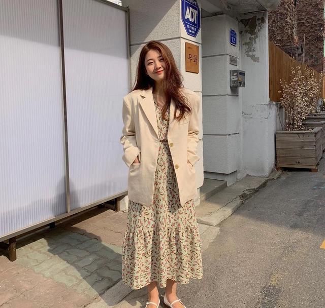 『感觉』今春做个温柔小仙女,试试西装+平底鞋,高级十足女人味