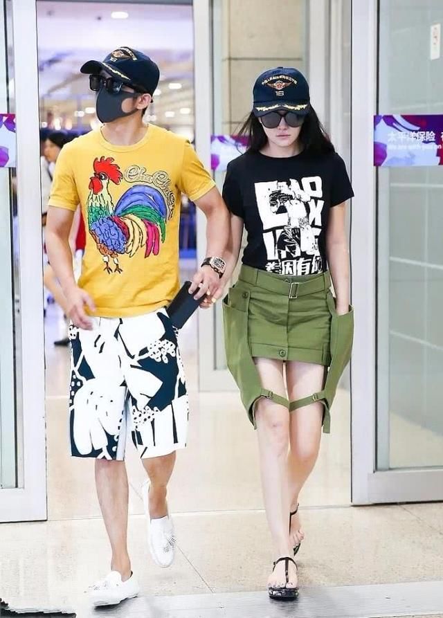 冉莹颖的“时尚”真难懂，短裙外还配两块挂布，丑的没底线！