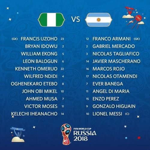世界杯-梅西进球又中柱 阿根廷半场1-0尼日利亚