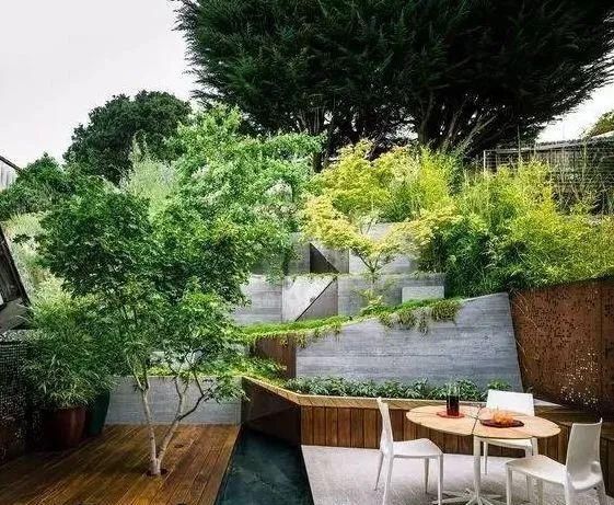 『庭院』坡地庭院,高差处理的细节之美