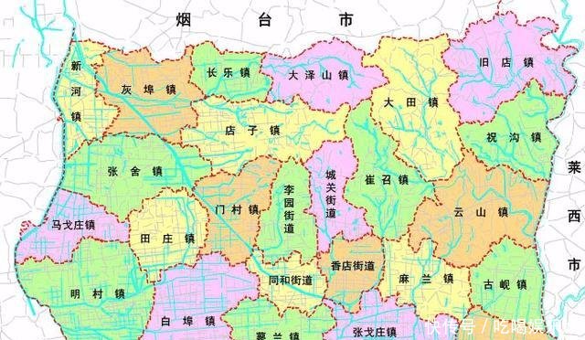  「划分」划分为10个地区的青岛