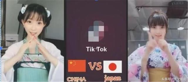 众所周知日本和服女孩穿着很美，但是遇上了中国汉服反差就很大了