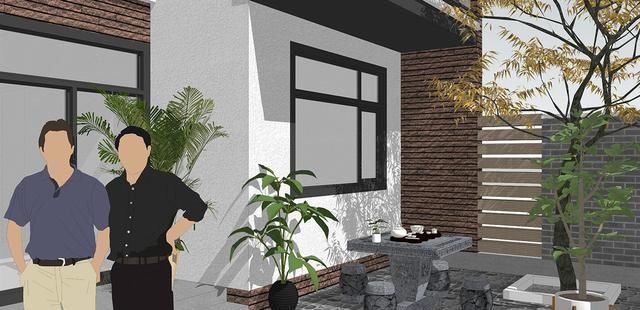 农村盖别墅一定要带平顶，可以晒粮食，这栋造价50万的别墅不错