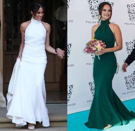 梅根4次撞衫：气质比不上戴安娜，优雅不如凯特，每一次都输很惨