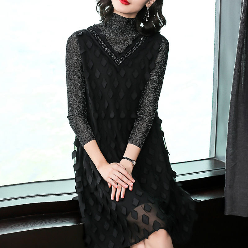 50岁以上女人，条件还不错的话，建议常穿这欧货裙，越穿越洋气