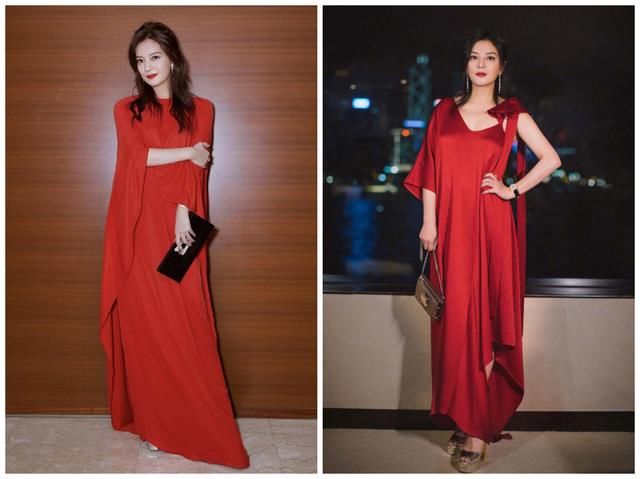 众女星同穿红裙竞美!赵薇霸气俞飞鸿温婉，反观杨幂却早早败下阵