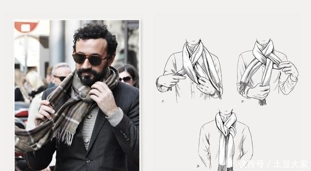适合休闲场■下雪了,男人们这样系围巾才够撩!