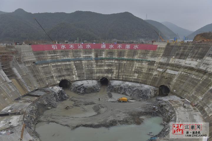 千岛湖配水工程配水井初具雏形！杭州人家里用上千岛湖水的日子越