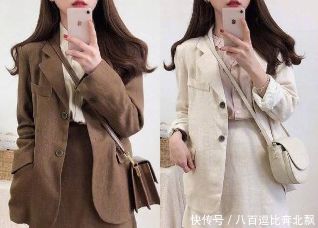  「打造」温柔显气质的素色穿搭示范，简约而不简单，轻轻松松打造淑女范
