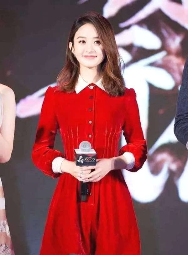 女星穿红裙谁最美?关晓彤第六,赵丽颖第二,第