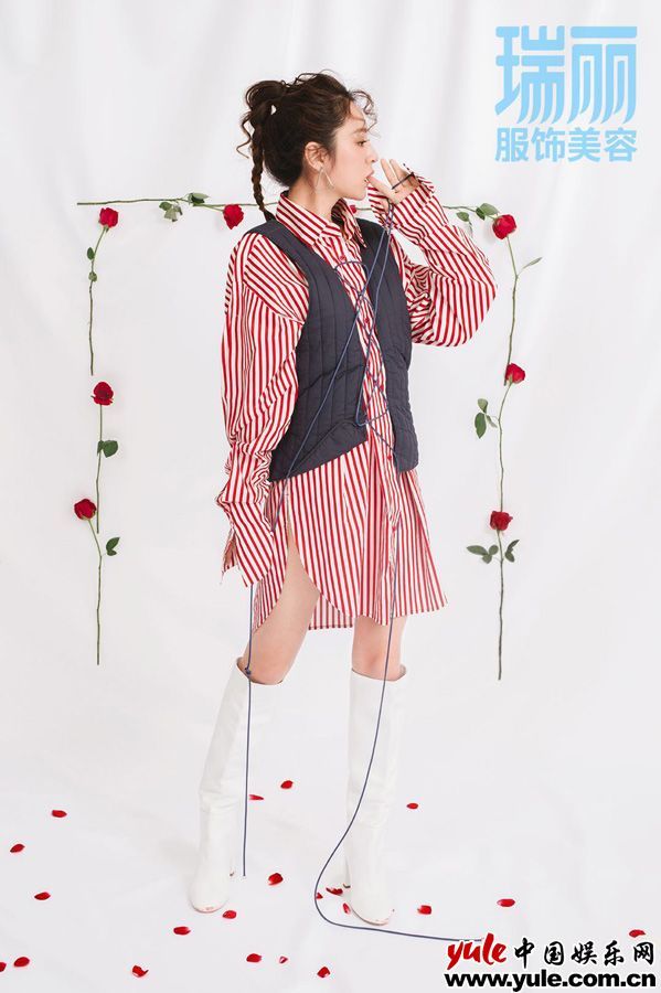 王晓晨早秋时髦大片展多维魅力!甜美魅惑化身元气少女