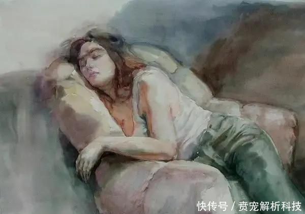 『画家』法国画家的灰调水彩画,太有质感啦