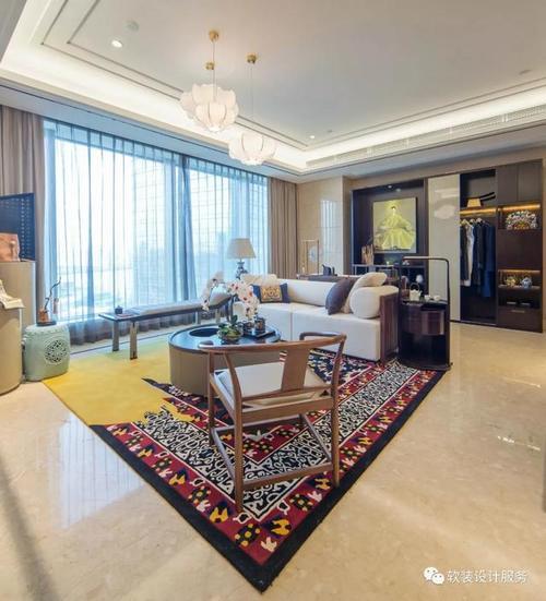 新中式大平层，禅意风范，韵味十足，看一眼都觉得奢华大气