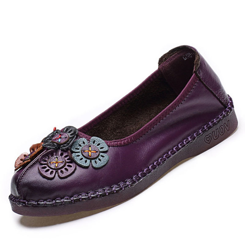 这样软底的妈妈鞋，怎么穿都不累脚，还超美哦