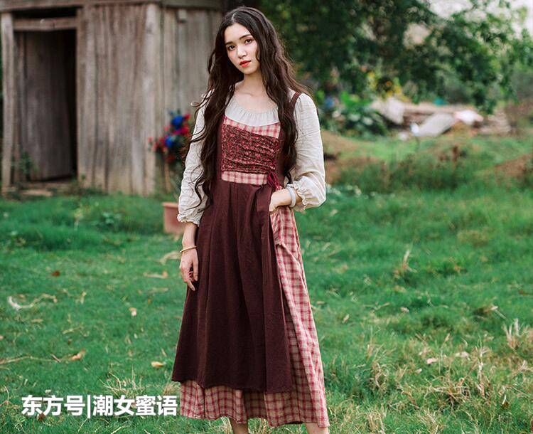 清新田园风，上身甜美动人，美的让人挪不开眼!