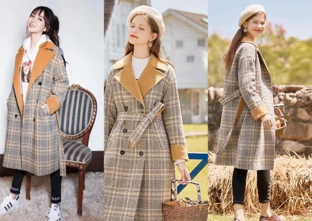  #大衣#2019年入手一件双排扣大衣，让你气场全开，好时髦！