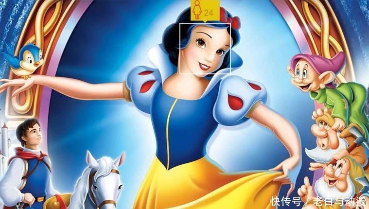 美颜相机下迪士尼公主真实年龄，艾莎12岁，白雪公主年龄最大！