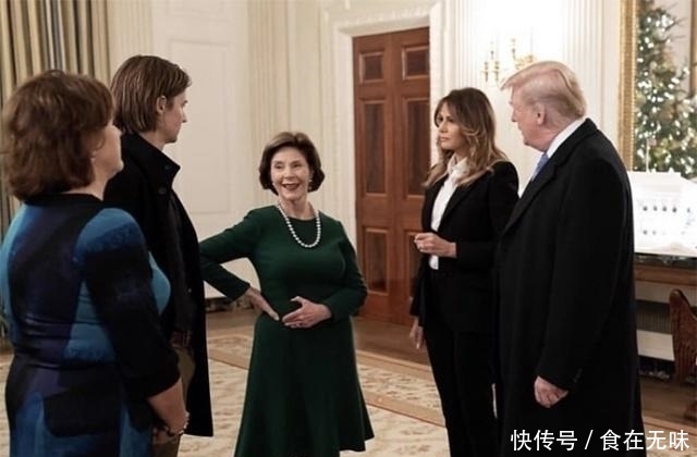 夫人■两位美国第一夫人同框!梅拉尼娅连换两套衣服仍不敌72岁布什夫人